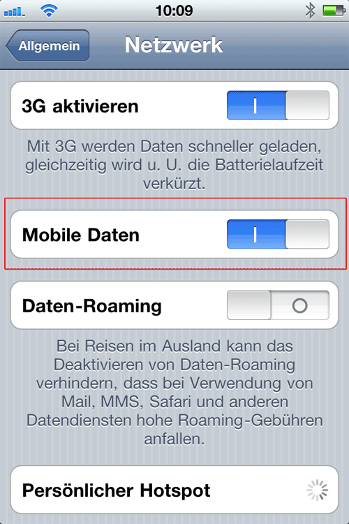iphone_mobiledaten Mobile Daten deaktivieren