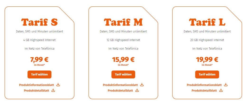 Müller Mobile Tarife