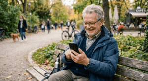 Rentner Senioren mit Sim und eSIM